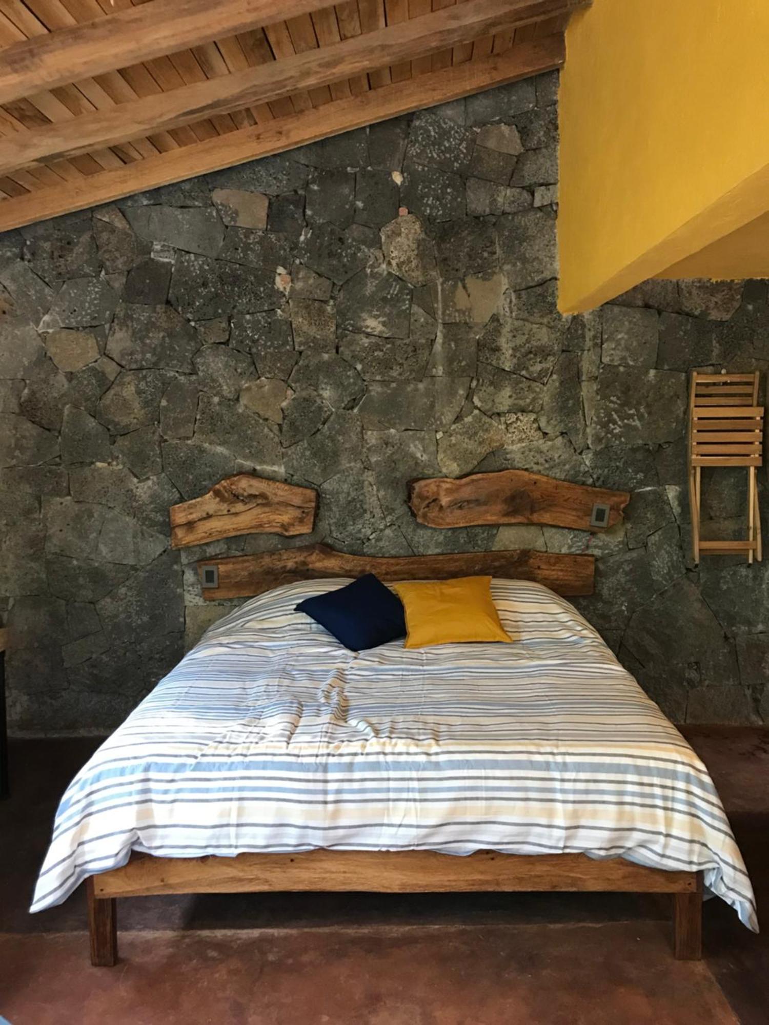 La Cabana Azul Al Fondo Del Bosque De 테포츨란 외부 사진